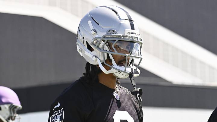 Las Vegas Raiders wide receiver Jalen Nailor at OTAs.