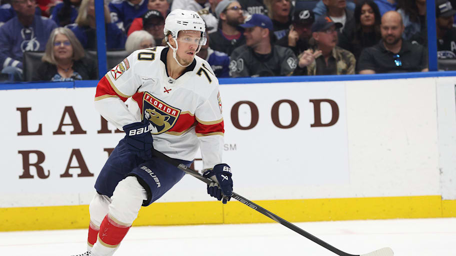 Florida Panthers forward Jesper Boqvist | Kim Klement Neitzel-Imagn Images