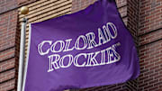 Apr 7, 2018; Denver, CO, USA; A general view of a Colorado Rockies flag before a game against the Atlanta Braves at Coors Field. Mandatory Credit: Troy Babbitt-Imagn Images

