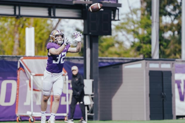 Tristan Warner appears to have earned a special-teams assignment for the Huskies. 