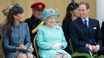 Queen Elizabeth II and The Duke And Duchess Of Cambridge Visit The East Midlands