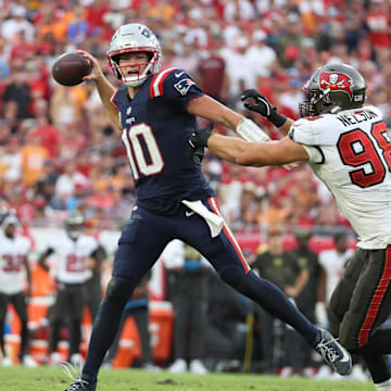 Drake Maye is the NFL MVP favorite through 10 weeks.