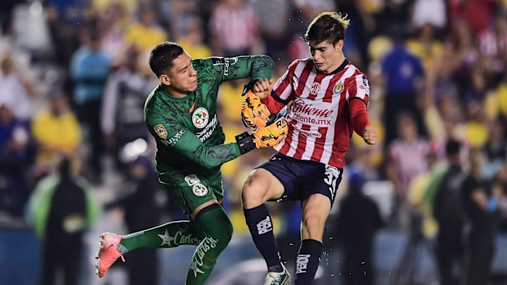 Club América visits Chivas in the first leg of their Concacaf Champions Cup round of 16 tie. Club América visits Chivas in the first leg of their Concacaf Champions Cup round of 16 tie.