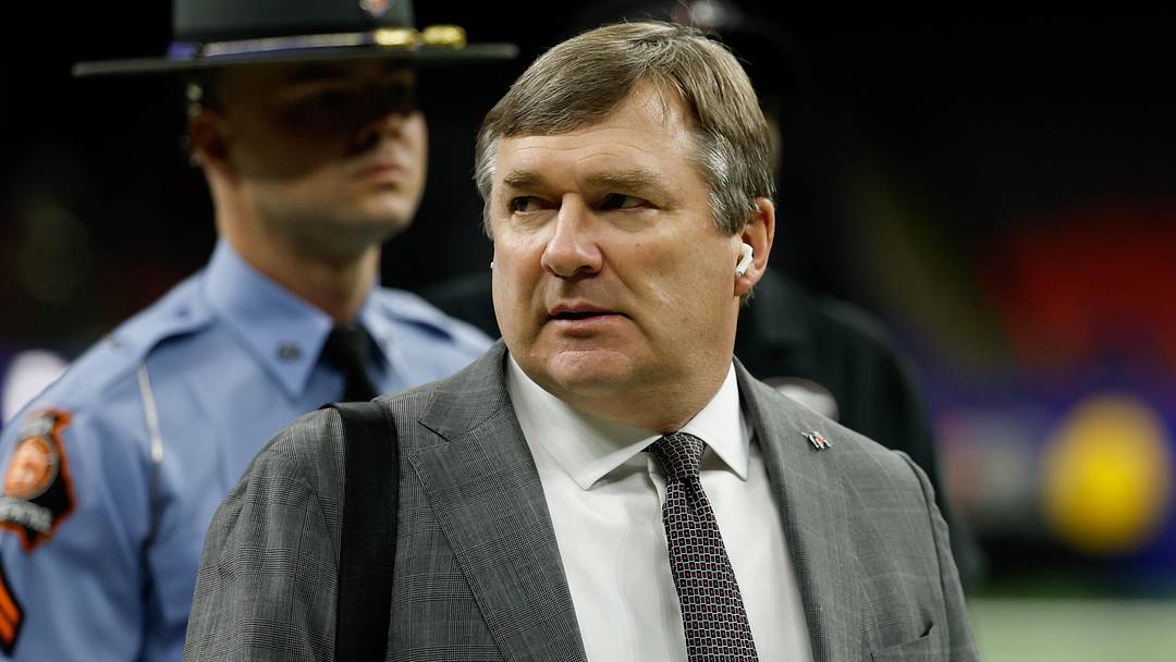 Georgia Bulldogs head coach Kirby Smart arrives prior to the 2026 Sugar Bowl and quarterfinal game of the College Football Playoff against the Mississippi Rebels at Caesars Superdome. Georgia Bulldogs head coach Kirby Smart arrives prior to the 2026 Sugar Bowl and quarterfinal game of the College Football Playoff against the Mississippi Rebels at Caesars Superdome.