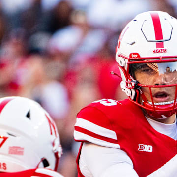 Nebraska Cornhuskers quarterback Dylan Raiola.