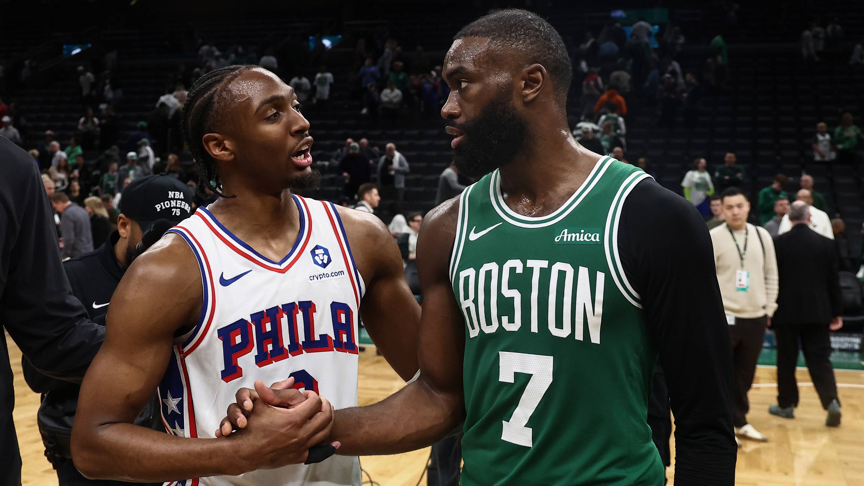Projected 76ers lineup after trading for Jaylen Brown