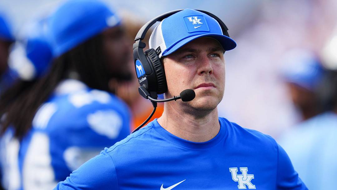 Kentucky head coach Will Stein couldn’t find a second half gameplan to stop Alabama as the Tide rolled past the Cats 45-17 Saturday, Sept. 12, 2026 in Lexington, Kentucky.
