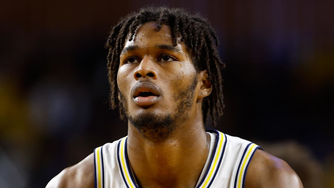 Michigan Wolverines forward Morez Johnson Jr.