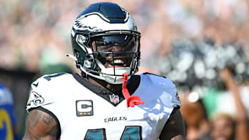 Philadelphia Eagles wide receiver AJ. Brown (11) against the Los Angeles Rams at Lincoln Financial Field.