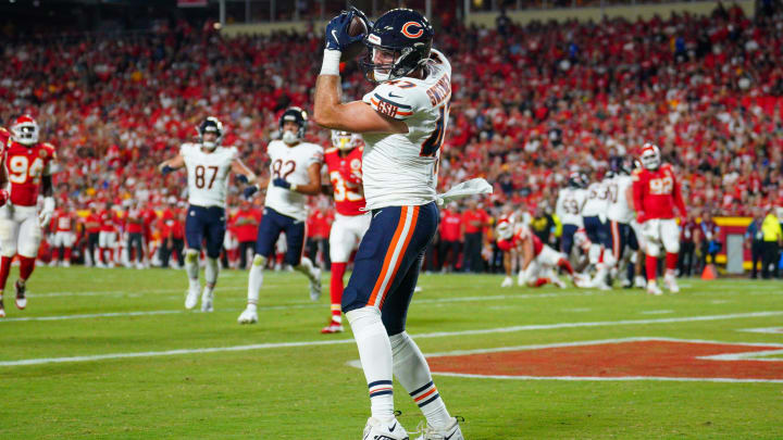 Did Tommy Sweeney find a way onto the Bears roster with his receiving and blocking in the preseason?