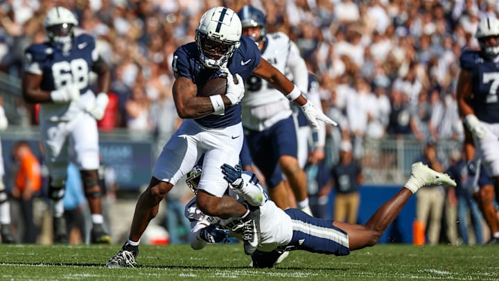 Penn State football wide receiver Kyron Hudson