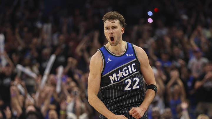 Franz Wagner.  Mandatory Credit: Nathan Ray Seebeck-Imagn Images