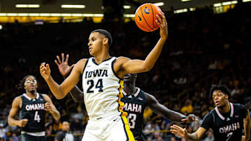 Iowa forward Kris Murray (24) 