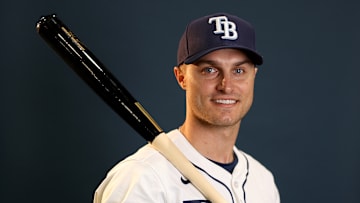 Jake Mangum has yet to make his major-league debut, but he could see some action if the Rays need a 4th outfielder to backup expected starting center fielder Jonny DeLuca. 
