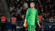 Lucas Chevalier lors de Paris Saint-Germain - RC Strasbourg Alsace.