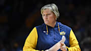 Toledo basketball coach Tricia Cullop during the college basketball game against Tennessee in the second round of the NCAA basketball tournament in Knoxville, Tenn. on Monday, March 20, 2023.

Ncaa Lady Vols Toledo