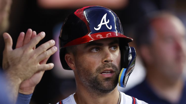 Whit Merrifield exits Braves game vs Rockies after horrifying hit by pitch