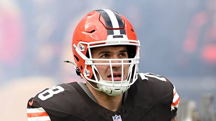 Cleveland Browns offensive tackle Jack Conklin