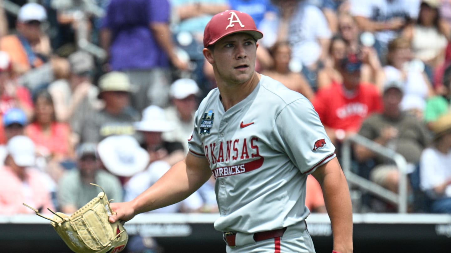 Arkansas Gage Wood Throws Historic No-Hitter, Keeps CWS Season Alive