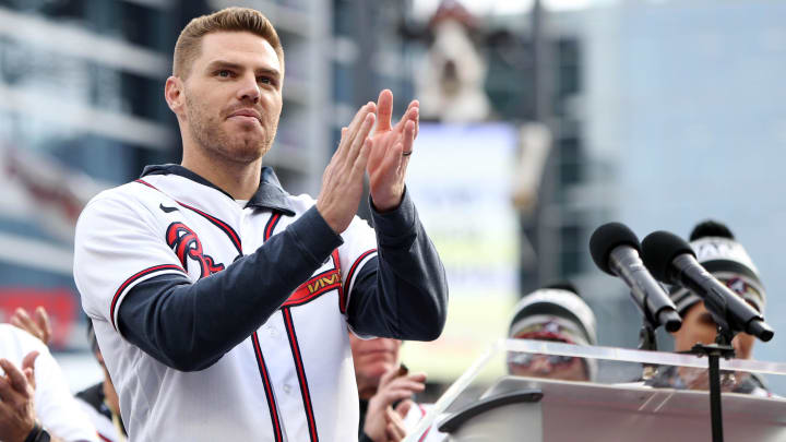 Freddie Freeman is set to be a free agent after winning the World Series with the Atlanta Braves.