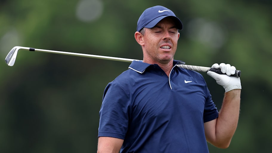 Rory McIlroy had frustrating moments Friday but rallied to the make the weekend at the U.S. Open. | Warren Little/Getty Images