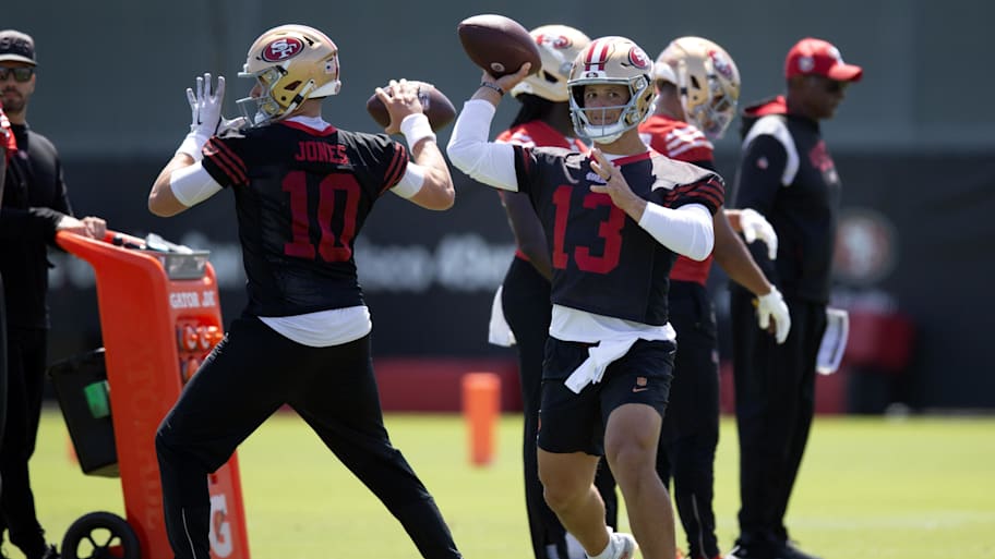 Mac Jones, Brock Purdy, 49ers. 