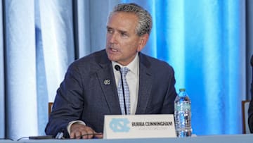 North Carolina athletic director Bubba Cunningham at Loudermilk Center for Excellence. 