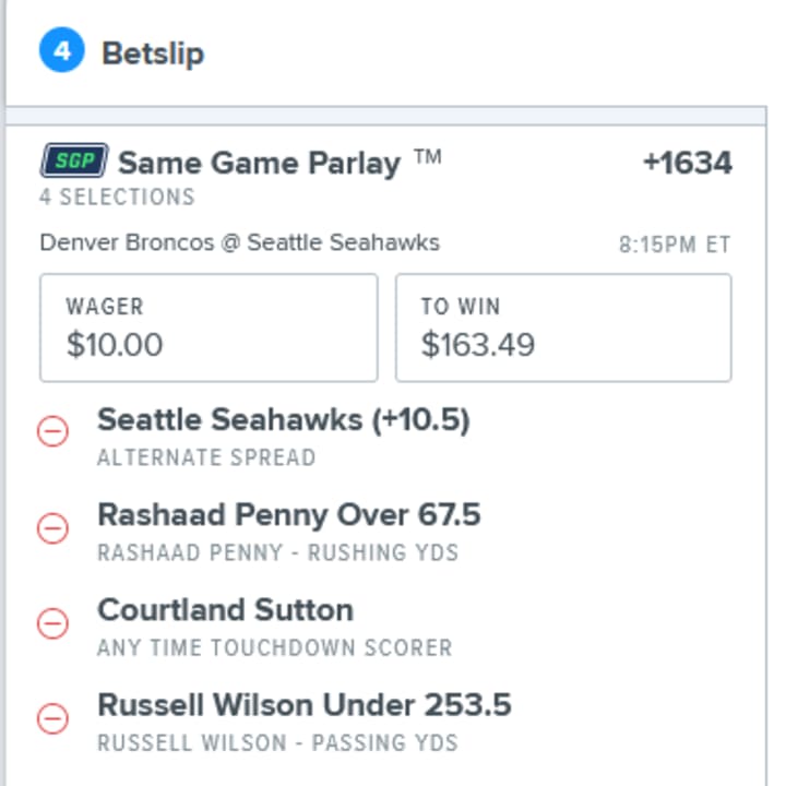 Broncos vs. Seahawks Odds and Top Prop Bets & Parlays