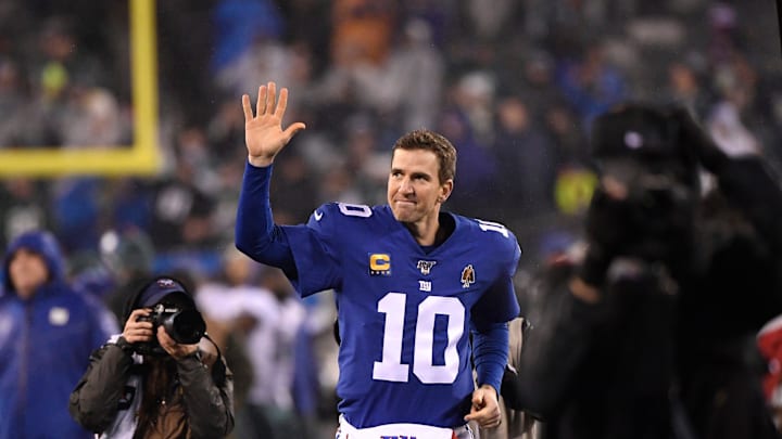 New York Giants quarterback Eli Manning.