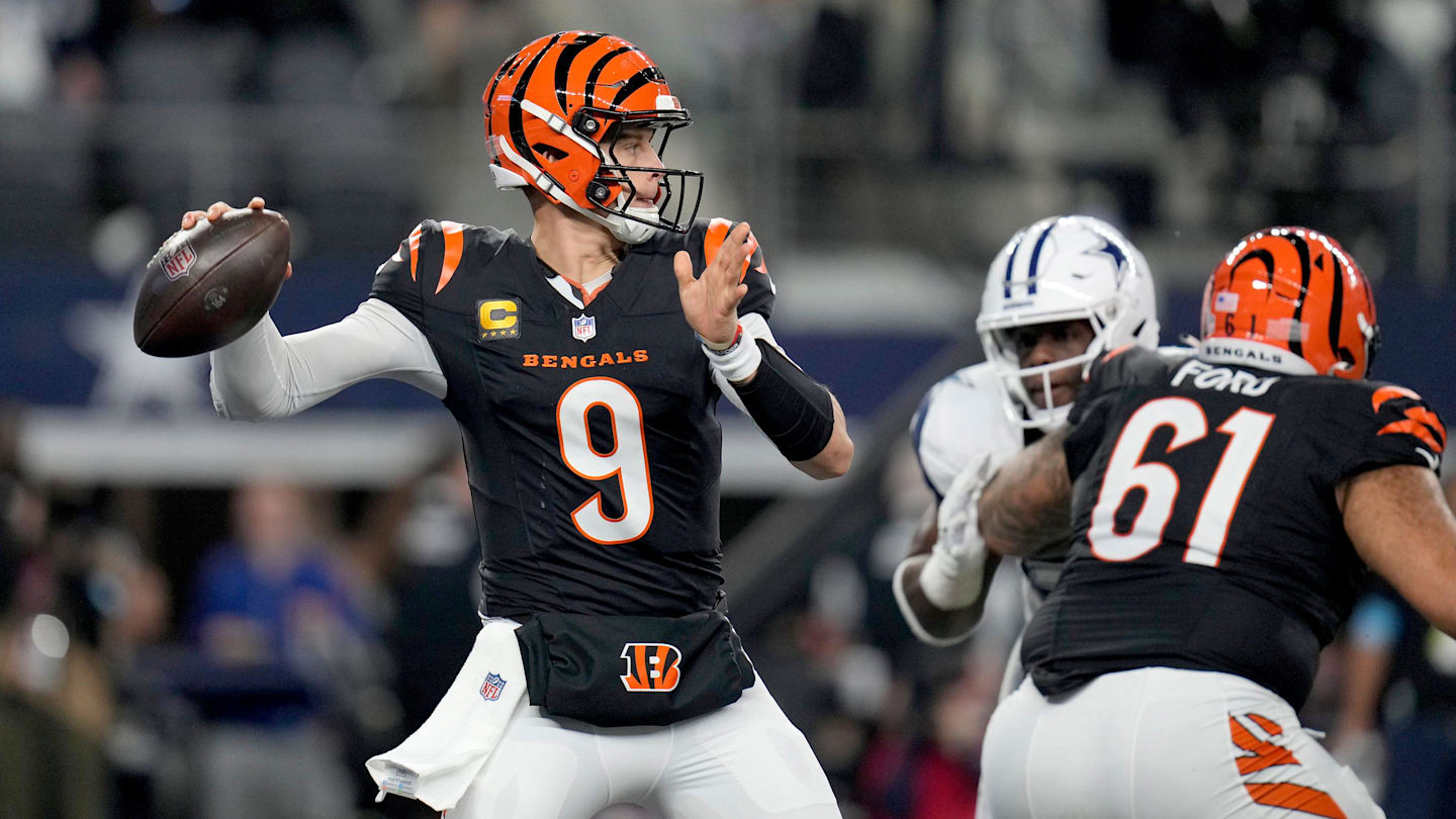 Bengals quarterback Joe Burrow has thrown at least 3 TD passes in five  straight games