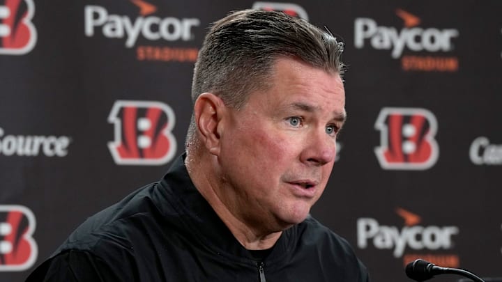 Cincinnati Bengals new defensive coordinator Al Golden speaks to the media at Paycor Stadium. Cincinnati Bengals new defensive coordinator Al Golden speaks to the media at Paycor Stadium.