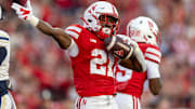 Nebraska running back Emmett Johnson totaled 1,821 all-purpose yards and scored 15 touchdowns in his final season in Lincoln. 