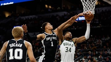 Milwaukee Bucks v San Antonio Spurs