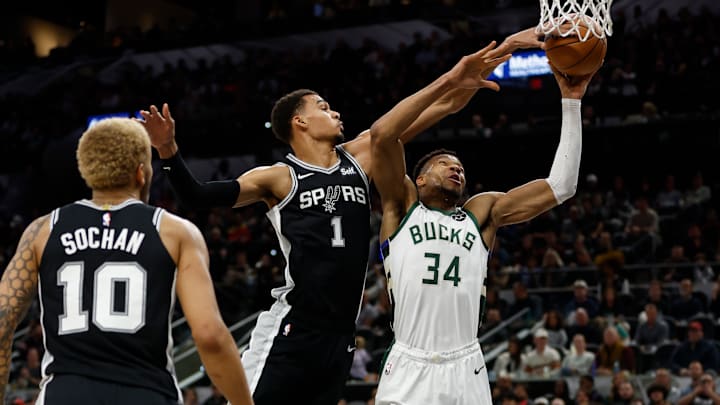 Milwaukee Bucks v San Antonio Spurs