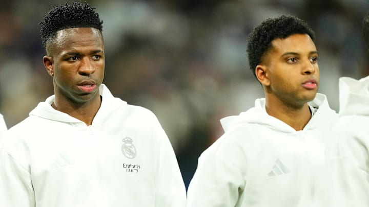 Vinícius Júnior (left) and Rodrygo are unavailable against Mallorca.