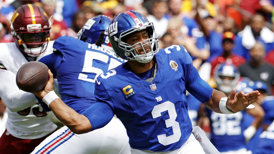 New York Giants quarterback Russell Wilson