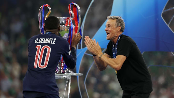 Ousmane Dembele, Luis Enrique Ousmane Dembele, Luis Enrique