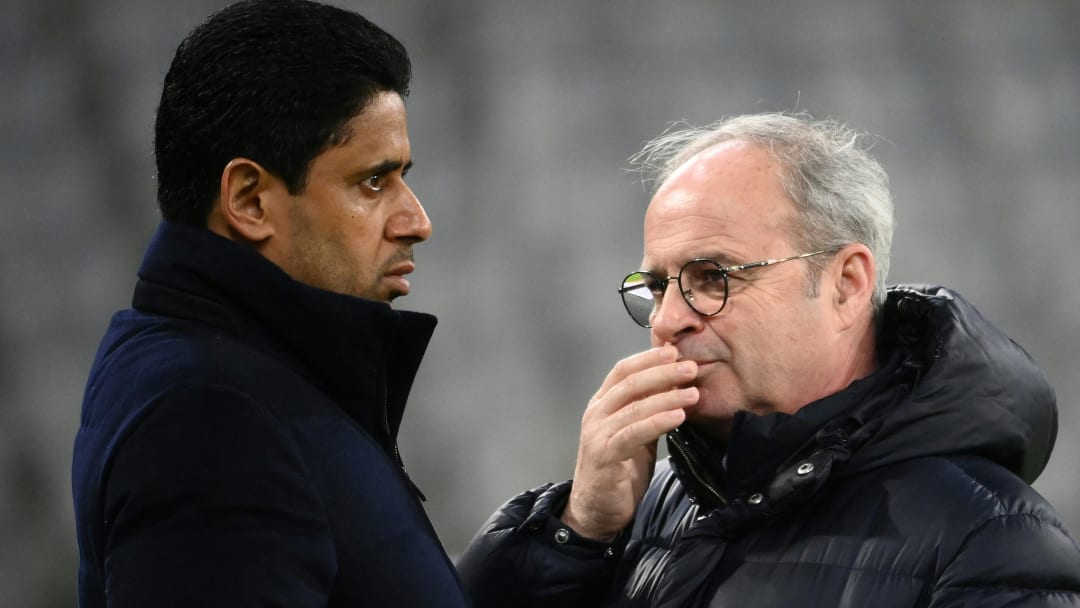 Nasser Al-Khelaïfi et Luis Campos - PSG