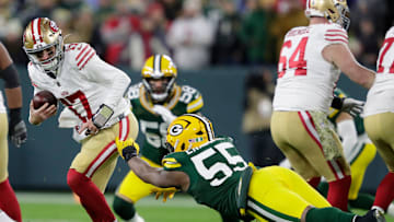 San Francisco 49ers Brandon Allen (17).