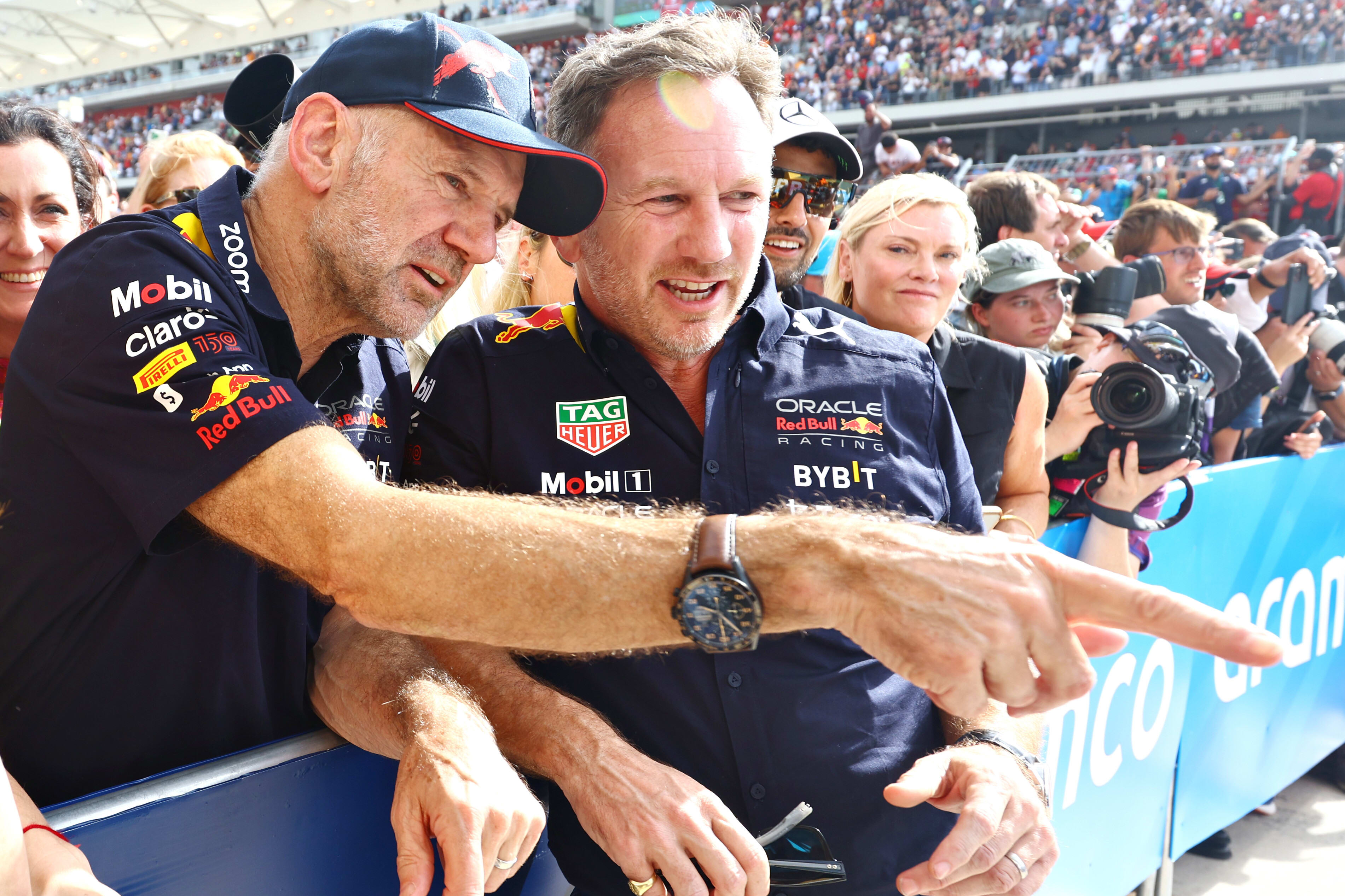 Adrian Newey - Christian Horner - Red Bull