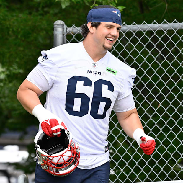 New England Patriots offensive tackle Will Campbell