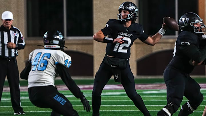 Vandegrift quarterback Miles Teodecki.