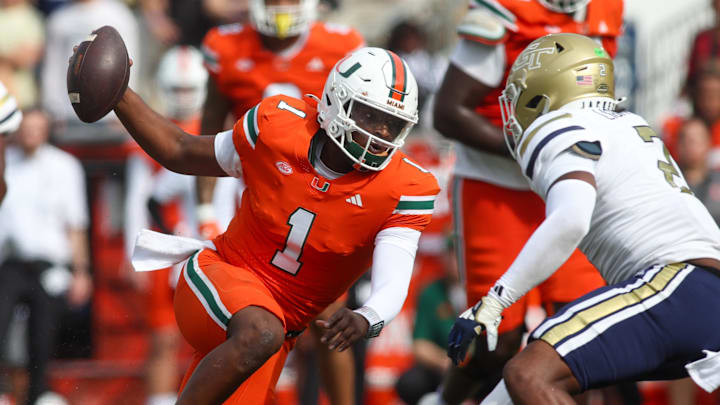 Miami quarterback Cam Ward is the favorite to be the No. 1 overall pick in the 2025 NFL Draft.