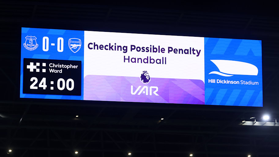 VAR review.