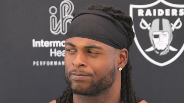 Las Vegas Raiders Davante Adams from Mandatory Mini-Camp in2024