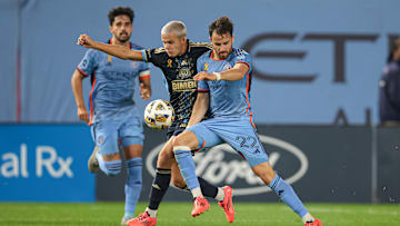 Kevin O'Toole and Thiago Martins of NYCFC