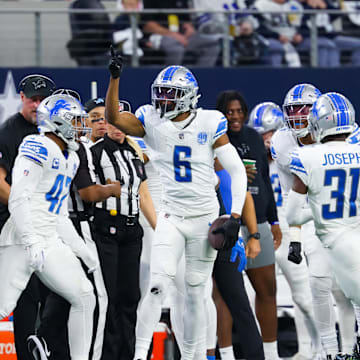 Detroit Lions safety Ifeatu Melifonwu (6).