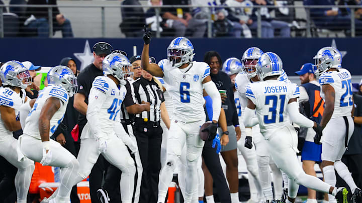 Detroit Lions safety Ifeatu Melifonwu (6).