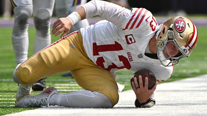 San Francisco 49ers quarterback Brock Purdy (13)