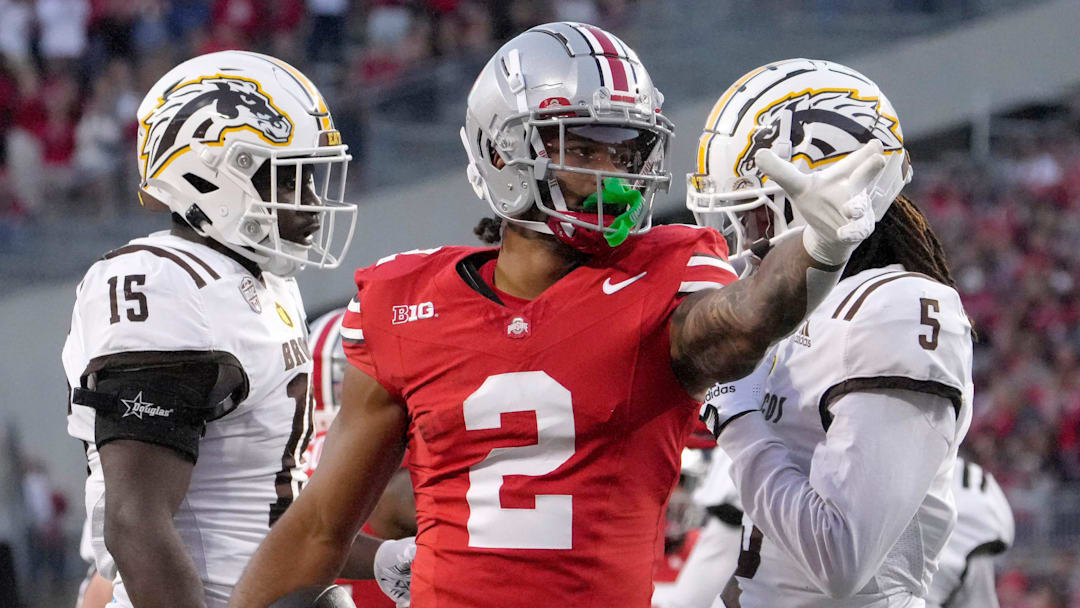 Ohio State Buckeyes wide receiver Emeka Egbuka